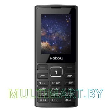Мобильный телефон Nobby 210 (черный/серый)